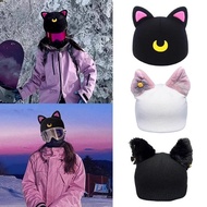 Luna Ski Helmet Cap Ski Helmet Cover Wool Soft Braid Headgear Snow Cap Helmet Snow Cap Snow Helmet