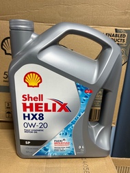 น้ำมันเครื่อง เชล shell hx8 สังเคราะห์ 100% 0w-20 แถมเสื้อเชล มี 3 สีให้เลือก free size