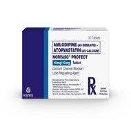 NORVASC PROTECT Amlodipine besilate + Atorvastatin Calcium 10mg/10mg 1 Tablet [PRESCRIPTION REQUIRED