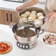 HY/D💎304Stainless Steel Electric Cooker Extra Thick Multi-Functional Electric Cooker Household Electric Hot Pot Integrat