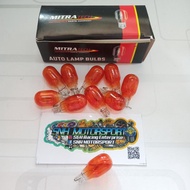 Mitratech Signal Bulb T15 12V 16W Orange