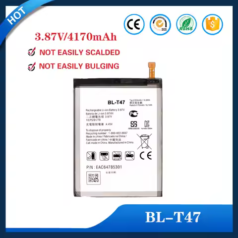 BLT47 BLT46 BLT49 New Durable High Capacity Battery For LG V60 ThinQ STYLO 6 K510 K51S LMV600VM LM Q
