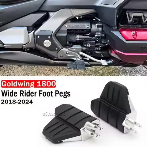 Goldwing GL 1800 Wide Rider Foot Pegs Comfort Footrests For Honda GL1800 Gold Wing Tour DCT 2018- Ac