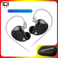 KZ AM16 Earphone Add Faaeal PU Square Storage Box 16 Drivers Professional HiFi IEM Headphones Bass-E