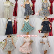 (DRS8) Kawaii Casual Vintage Dress Cottagecore Fairycore Coquette Princesscore Floral Flower Chiffon