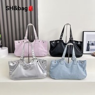 Handbag Women Korean hieta Tote Bag Retro Hot Girl Style Rivet Shoulder Bag Casual All-Match Millenn