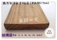 結構級 89×17mm 南方松 防腐材 防水木材 / 台尺 ＊永益木材行(台北)＊