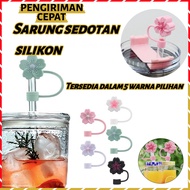 Stanley Tumbler Straw Cover Silicone 10mm Straw Cover Stanley Tumbler Character Reusable Flower Stra
