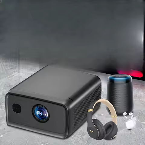 Android Projector Light Emitting Diode LCD 4k Projector