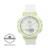 Casio Baby-G For Running Series Step Tracker White Resin Strap Watch BGS100-7A2