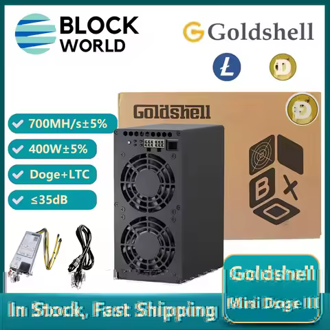 Wifi Support Goldshell Minidoge 3 Miner 700MH/s 400W Miner LTC DOGE Coin Miner With PSU Goldshell Mi