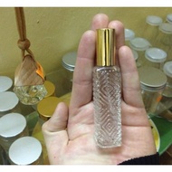 Travel perfume bottle 15ml (striped square bottle)