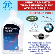ZF LIFEGUARD 8HP ZF8 GA8HP45Z ATF AUTO TRANSMISSION OIL FLUID (1L) - JAGUAR LAND ROVER MINI BMW 3 5 