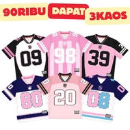 Children's Jersey Series Number package 90 thousand get 3 t-shirts jersey budak baju jersey budak le