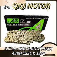 AJI RACING ORING CHAIN RANTAI Y16 428H 114L 122L 132L 138L FOR Y15 Y16 LC135 4S 5S VF3i RS150 RSX150