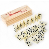 Domino Set, Wooden Box, Classic Domino Set, Domino Set LTF7