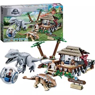 Jurassic Series Tyrannosaurus Rex vs Ankylosaurus 75941 Dinosaur World Park Top Ball Building Block 