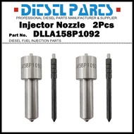 2Pcs Diesel Fuel Injector Nozzle Tips 093400-1092 DLLA158P1092 for Isuzu F Series N Series 4HK1 6HK1