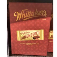 Whittakers 3 Almond Gold Slabs, Milk Chocolate Bar 45g Each, Combo Pack, 3 x 45g
