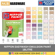Nippon Paint Easywash Matt Finished Interior Paint 18L / Easy Wash 18L Hottest Colour