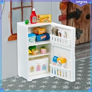 [Ranarxa] Mini Fridge Toy, Mini Toy Refrigerator, Mini Refrigerator Dollhouse Mini Fridge Scene,