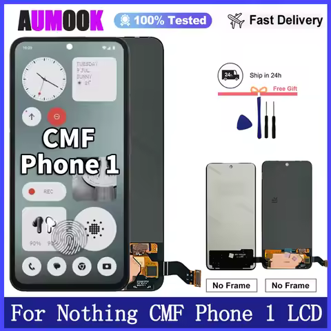New AMOLED Display For Nothing CMF Phone 1 LCD Display Touch Screen Digitizer Assembly For CMF Phone
