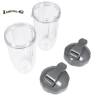 32Oz Replacement Cups with Flip Top to Go Lid for NutriBullet 600W and Pro 900W Blender (2 Pack)