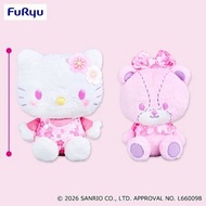 預訂 日本直送 Sanrio 櫻花主題特大毛公仔 Hello Kitty Sakura 公仔 景品 包送港