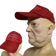 Topeng Manusia Muka Penuh Lateks Trump untuk Pesta Topeng Pesta Kostum Halloween Paskah Donald Trump