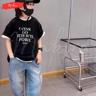 PUTIH (1 - 14 years) Latest Unisex Boys Girls Tops T-shirts Models EVENR GO HITE WTH FOWL By Onisko-