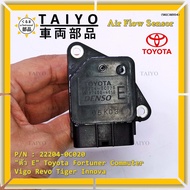 ***ราคาพิเศษ***ของใหม่ 100%  AIR FLOW SENSOR TOYOTA  " ตัวE " Toyota Vios Fortuner Commuter Vigo  Ti