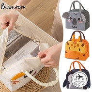 BSUNS Cartoon Stereoscopic Lunch Bag, Thermal  Cloth Insulated Lunch Box Bags, Lunch Box Accessories Portable Thermal Bag Tote Food Small Cooler Bag