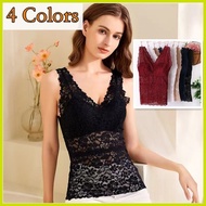 ◐ ➨ ✆ ➳ Plus Size 37KG-88KG Women Soft Lace Crop Top Sando For Women Sando Crop Top Plus Size Crop