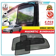 Nissan Sentra N16 2003 - 2013 Car Magnetic Sun Shade Magnet Sunshade Accessories 4PCS