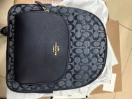 Coach Signature 藍色背包