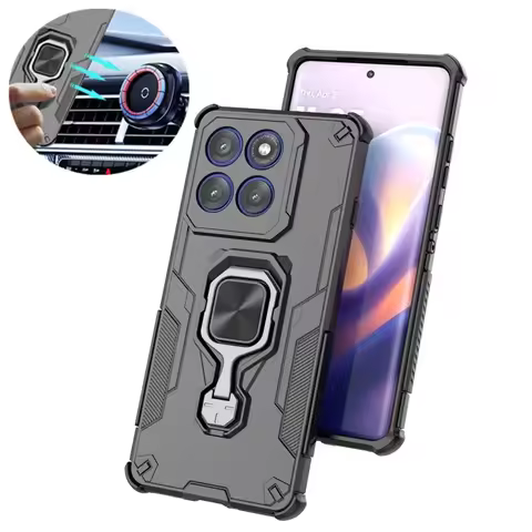 Armor Funda For Motorola Moto Edge 60 Pro 5G Case Magnetic Ring Stand Holder Coque for Moto Edge60 P