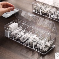 Dust-proof Cable Storage Cable Management Box Hub Organizer Box Desktop Charging Cable Storage Box
