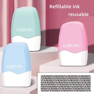 (SG 24H) Confidential Privacy Roller Stamp Identity Theft Security Seal Guard For Parcel Address Era