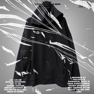 PROJECT M ORIGINAL/ESSENTIAL HOODIE/HOODIE IMPORT/KOREAN HOODIE/BLACK HOODIE ESSENSIAL BLACK/PROJECT