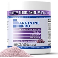 L-Arginine PRO | 5,500mg L-Arginine with L-Arginine 1,100mg Grape Powder Drink Mixed Supplements to 
