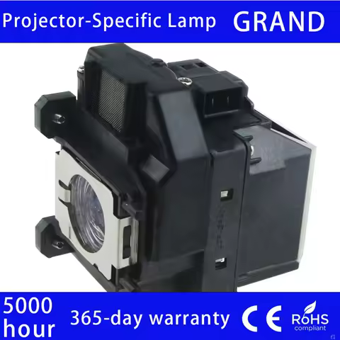ELPLP67 Replacement Lamp for Epson PowerLite Home Cinema 750HD 710HD 500 600 EX5210 EX7210 EB-X11 Pr