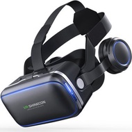 VR SHINECON 3D Box Virtual Reality Glasses + Headphones for Phone VR Headset VR Box
