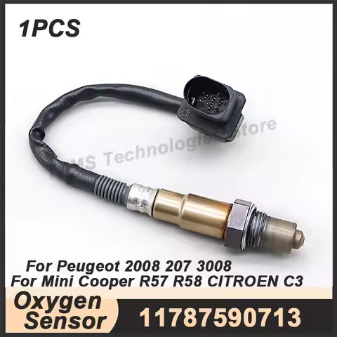 1PCS Lambda Oxygen O2 Sensor 11787590713 For Mini Cooper R57 R58 CITROEN BERLINGO PEUGEOT 2008 207 3
