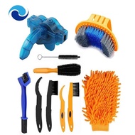 1 Set Bike Cleaning Kit Bicycle Chain Cleaner Scrubber Brushes Mountain Bike Bicycle Repair Tools Accessories