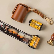 Ready Stock Film Camera Camera Film Storage Case Camera Outdoor Shooting Film Leather Case Keychain 