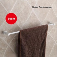 ZEEBE Towel Hanger Space Aluminium Bathroom Bar Rail Rack 60cm