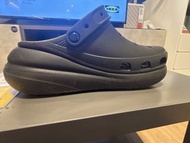 Crocs 厚底黑色涼鞋