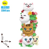 BTS Nano Blocks Baby Cat, Building Blocks Cute Cat, DIY Construction Blocks, Children's Building Blo