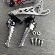 RSX150 RS150R RSX RS FOOTREST BRACKET SET RS150 / RSX150 Pemijak kaki DYNOPRO SKRU EXHAUST BRACKET S
