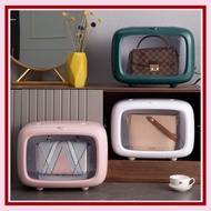 Handbag Display Box Stackable Storage Box Anti-dust Transparent Suction Magnetic Door Organizer Hand